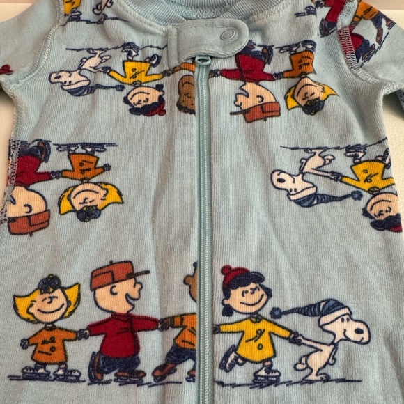 Hanna Andersson Peanuts zip romper - Picture 6 of 7